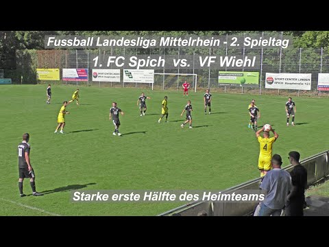 Fussball Landesliga 1. FC Spich vs. FV Wiehl