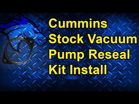 How to Reseal a Stock Vacuum Pump: 94-02 Dodge Cummins 5.9L #diesel #cummins #dodge #howto #fyp