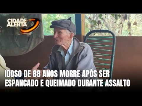 Idoso morre após ser amarrado, espancado e queimado durante assalto em SC