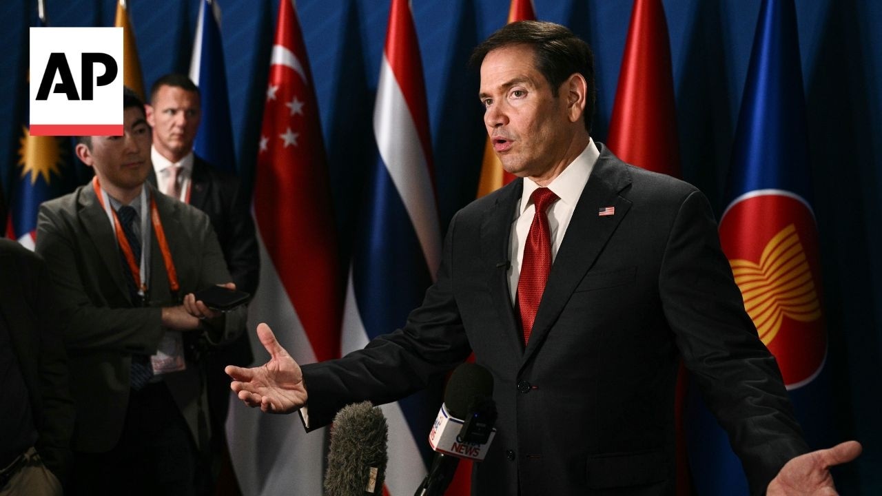 Video | Marco Rubio says Trump's policy toward Iran is a 'head for an eye'