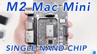 M2チップ搭載の「256GB Mac mini」は前世代よりチップが少ない M2チップ搭載の「256GB Mac mini」は前世代よりチップが少ない