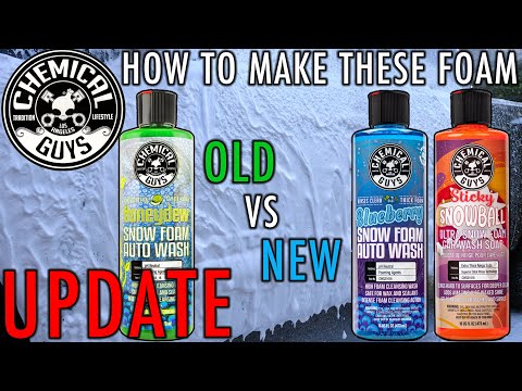 FINALLY SOME FOAM. NEW SNOW FOAM SOAP by Chemical Guys