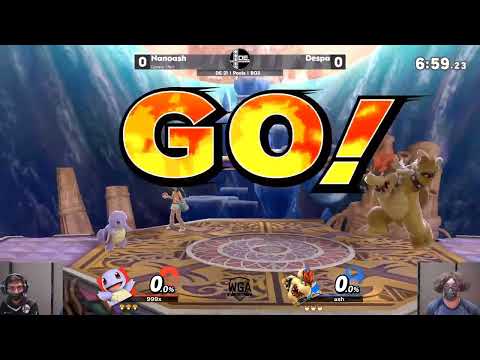 Domino Effect 21 - DE| Nanoash (Bowser) vs. Despa (Pokemon Trainer) - Ultimate Pools Bo3