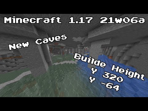 Minecraft SnapShot 21w06a - New Cave Generation & Bigger world limits