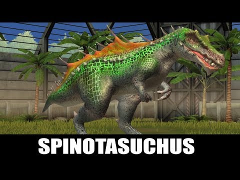 SPINOTASUCHUS MAX LEVEL 40 - Jurassic World The Game