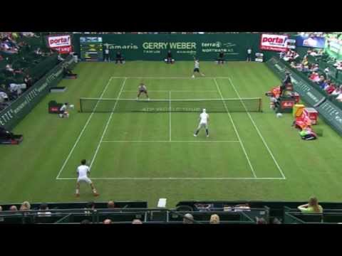 Gerry Weber Open 2013 -1. Runde - Roger Federer / Tommy Haas vs. Jürgen Melzer / Philipp Petzschner