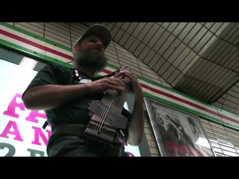Bucky The Busker Playing the Chapman Stick