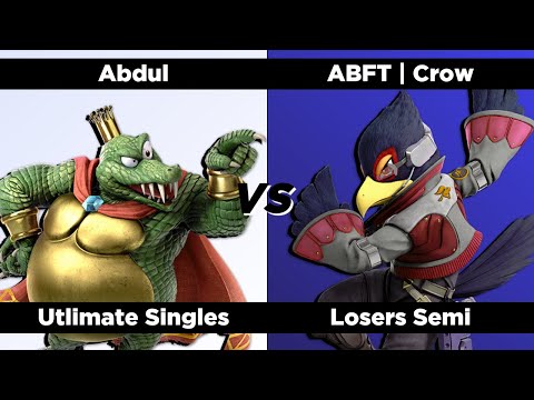 GAMING Weekly #36 - Losers Semi - Abdul (King K. Rool) vs. ABFT | Crow (Sora)