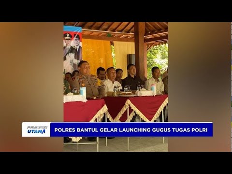 POLRES BANTUL GELAR GUGUS TUGAS POLRI DUKUNG KETAHANAN PANGAN