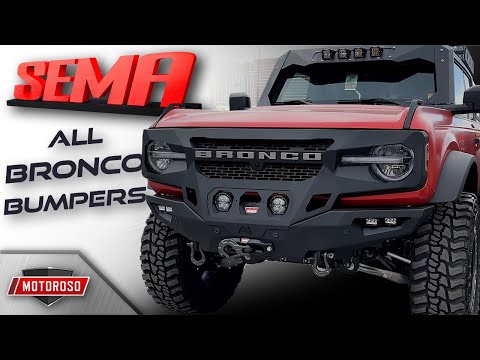 ALL the 2021+ Ford Bronco Bumper Options We Saw At SEMA 2022