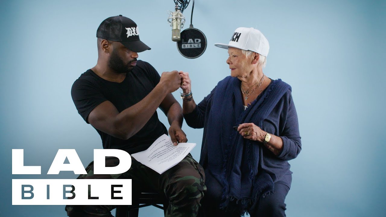 Lethal Bizzle Teaches Dame Judi Dench How To Rap - YouTube