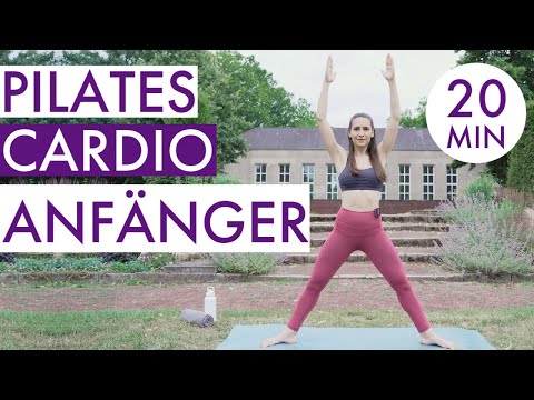 20 MIN PILATES BEGINNER CARDIO 🤸💓🏃🏽 Get a gentle sweat and train your heart!