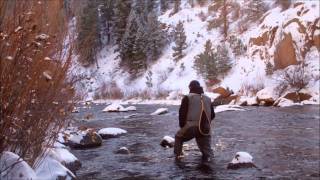 preview picture of video 'South Platte River Winter Fly Fishing'