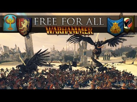 FFA - Grombrindal, The Last Dwarf Standing (Total War: Warhammer 2 Online Battle #300)