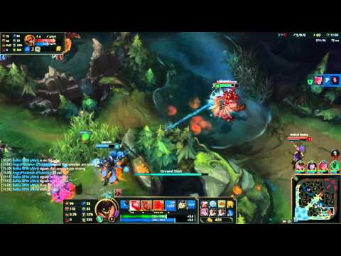 LoL - Malphite vs Graves top - Placement game - Patch 6.1