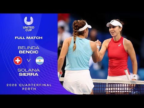 Belinda Bencic v Solana Sierra Full Match | United Cup 2026 Quarterfinal