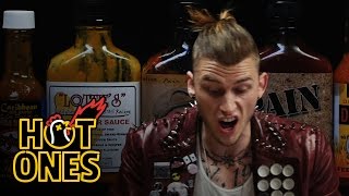 Machine Gun Kelly Talks Diddy, Hangovers, & Amber Rose While Eating Spicy Wings | Hot Ones
