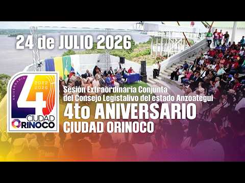 Sesión Extraordinaria CLEANZ en el 4to. Aniversario de Ciudad Orinoco