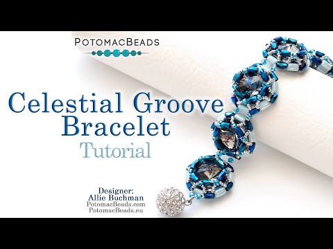 Celestial Groove - DIY Jewelry Making Tutorial by PotomacBeads