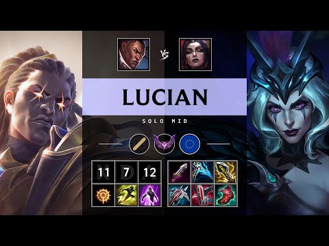 Lucian Mid vs LeBlanc - EUW Master Patch 25.13