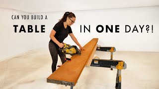 Can I Build an Outdoor Dining Table in Just 24 HOURS??