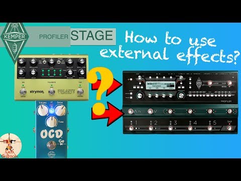 Kemper Profiler Stage - Part 4: how to use external effects Strymon Volante, OCD GE