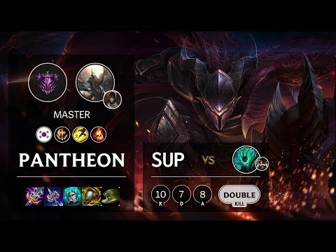 Pantheon Support vs Thresh - KR Master Patch 10.4