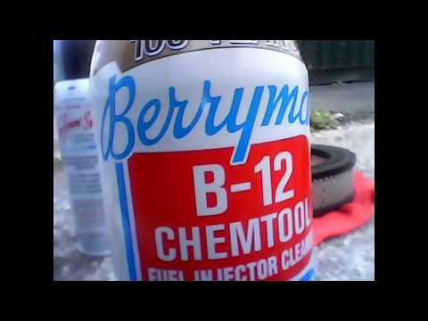 Berrymans b12 chemtool fuel injector cleaner bore scope before and after