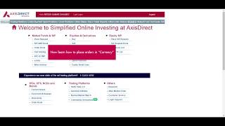 Trade in currencies with AxisDirect