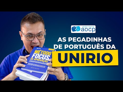 UNIRIO : Como Gabaritar Português no Instituto AOCP