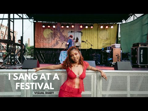 I sang at a music festival.