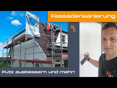 Fassadensanierung • Putz ausbessern und mehr!