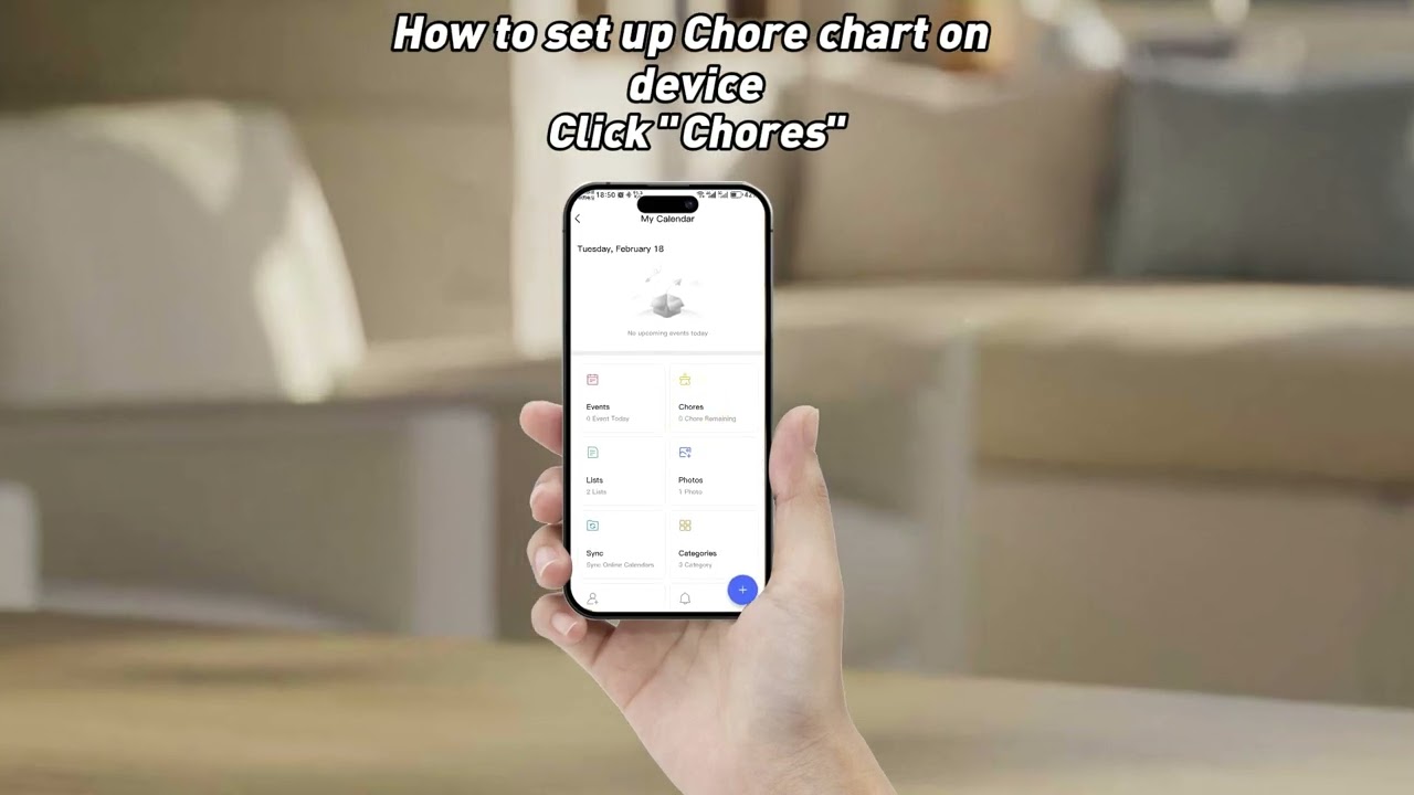 How to schedule household chores on a digital calendar