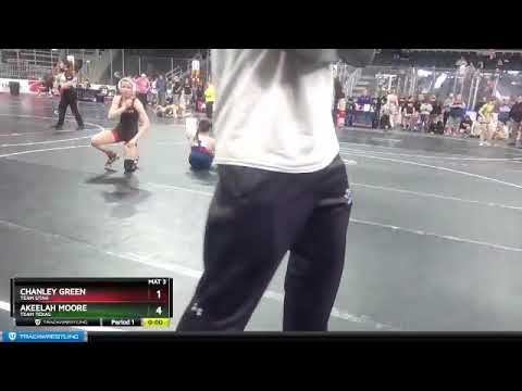 112 Lbs Champ. Round 1 - Akeelah Moore, Team Texas Vs Chanley Green, Team Utah 8493
