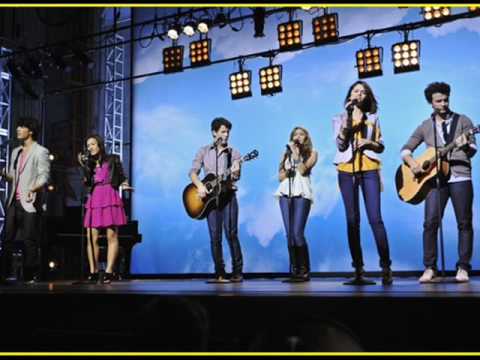 Send It On - Miley Cyrus ,Jonas Brothers, Demi Lovato, and Selena Gomez (Full / HQ/ Lyrics)