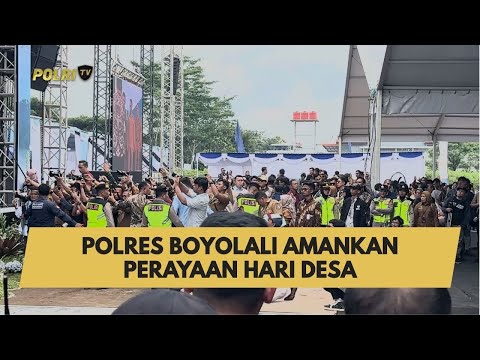 POLRES BOYOLALI AMANKAN PERAYAAN HARI DESA