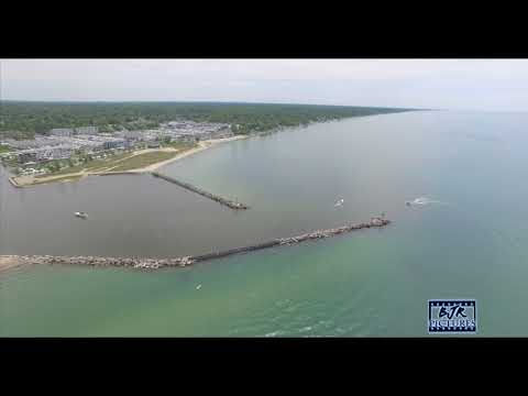 4K Drone Video Footage of New Buffalo Michigan