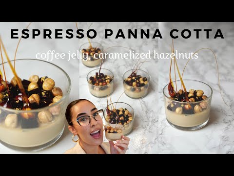 COFFEE PANNA COTTA | Simple & Advanced | Professional Pastry Chef Makes