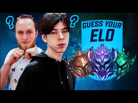 CABOCHARD & XMATTY essayent de deviner votre RANK | Guess Your Elo #1