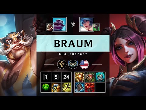 Braum Support vs Sona - NA Challenger Patch 25.13