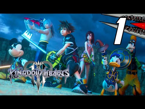 Kingdom Hearts 3 (PC) Gameplay Walkthrough Part 1 - Intro & Tutorial (No Commentary)