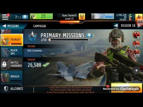 Kill Shot Bravo Region 18/3 Primary Mission Complete