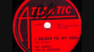 RAY CHARLES   I Believe To My Soul   1959