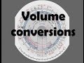 CRP 5 Volume Conversions