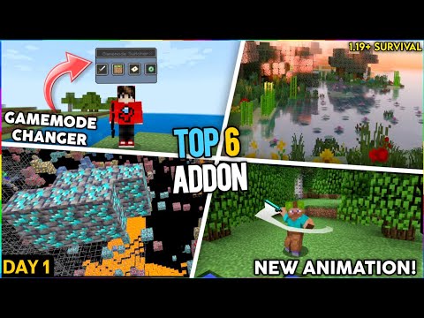6 Usefull Add-ons For Minecraft pocket edition | 6 Usefull mods for mcpe | Criptbow Gaming|