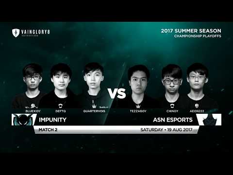 Impunity Vs ASN Esports • Vainglory 8 SEA Championship Playoffs, Upper Bracket