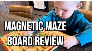 Magnetic Color & Number Maze Review | CaringCubs