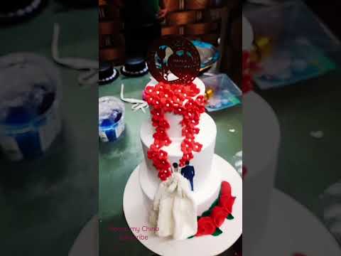3 floor cake engagement #animals #shortvideo #doraemon