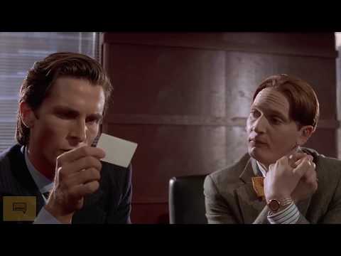 American Psycho -  Business Card (Subs Español) HD
