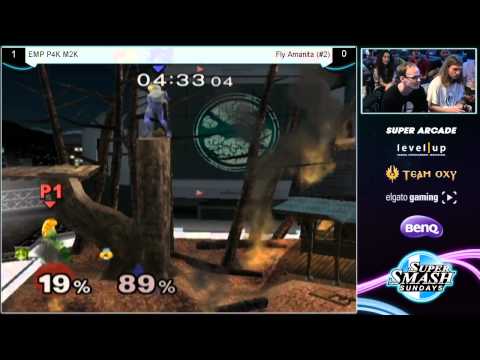 SSS 22 - EMP P4K Mew2King (Sheik/Peach) Vs. Fly Amanita (Ice Climbers/Sheik) - Loser's Finals